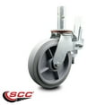 thumbnail image 2 of 8 Inch Scaffold Caster w/1-3/8 Inch Round Stem with Brake – Service Caster Brand, 2 of 2