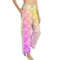 thumbnail image 3 of Kdxio Women's Comfy Stretch Fish ScalePrint Drawstring Pajama Pants-XX-Large, 3 of 9
