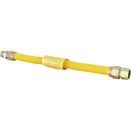 

Easyflex Yellow Coated Stainless Steel 1/2 MIP x 1/2 FIP x 24 (1/2 OD) Gas Flex Connector (24 x 1/2 )