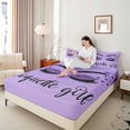 thumbnail image 4 of Castle Fairy Female Men Romantic Eyelash Bed Sheets,Bling Glitter Print King Sheets, 4 of 7