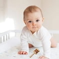 thumbnail image 6 of Natural Wooden Baby Rattle Toy for Infants 0-1 Year, Educational Toys Hand Rattles for 0 3 6 9 12 Months Boys Girls, Easy Grip Infant Sensory Shaker Toy, Promote Motor Skills and Sensory Development, 6 of 7