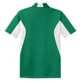 thumbnail image 6 of Sport-Tek Side Blocked Micropique Sport Wick Polo-5XL (Kelly Green/White), 6 of 6