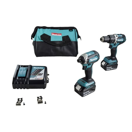 Makita 5.0Ah 18V LXT Lithium-Ion Brushless Cordless 2-Pc. Combo Kit XT269T