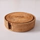 thumbnail image 3 of Posavasos de ratán tejido a mano, taza aislante para cazuela, tapete para té, tapete para mesa, tapete para cuenco, 3 of 4