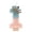 A001- Style A, variant on Cartoon Number 5 Birthday Candle - Glittery Crown Design, Ombre Color, Safe Wax Material - Birthday Parties, Cake Decorations, Anniversary Celebrations