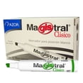 thumbnail image 1 of 12 Marcadores Pizarron Blanco Magistral Clasico 6mm Azor Color Verde, 1 of 3