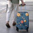 thumbnail image 3 of Pioneer Flower Floral Print Pattern Luggage Cover Fashion Suitcase Cover Baggage Covers Fit 25-28 Inch Luggage (Go Travel), 3 of 5