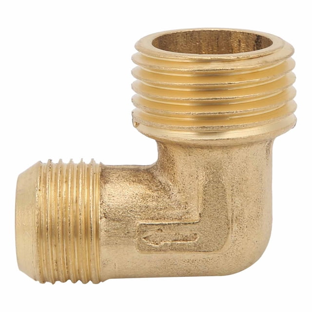 Elbow Check Valve, Corrosion Proof Air Compressor Elbow High Hardness with High Performance for Engineer for Industrial Application 1/2x3/8 with Chamfer,1/2x3/8 Without Chamfer