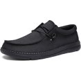 thumbnail image 1 of Zapatos BMNY Para Hombre Tipo Mocasin Ajustables Con Agujeta Negro Talla 28.5, 1 of 4