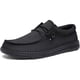 thumbnail image 1 of Zapatos BMNY Para Caballero Tipo Mocasin Ajustables Con Agujeta Negro Talla 27.5, 1 of 4