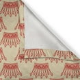 thumbnail image 5 of Ambesonne Queen Grommet Curtain, Vintage Red Crown Pattern, 50" x 72", Grey Yellow Vermilion, 5 of 6