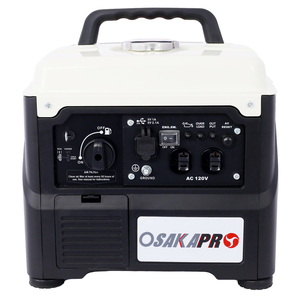 Yone jx je Portable Inverter Generator,1200W ultra-quiet gas engine, EPA Compliant, Eco-Mode Feature, Ultra Lightweight for Backup Home Use & Camping,Black+Red