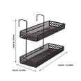 thumbnail image 2 of IFANLANDOR Outdoor Planter Shelf Window Black Carbon Steel Hanging Storage Rack 1Set, 2 of 8