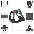 thumbnail image 3 of Naloa Japanese Koi Pet Harness Vest with Traction Rope, Adjustable No-Choke Dog Vest for Outdoor, Walking - X-Large, 3 of 4