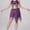Purple, variant on Women's Belly Dance Hip Scarf, Belly Dance Skirt Wrap with Sequins Rings, Belly Dancer Costume for Bellydance,Zumba Free Size