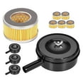 thumbnail image 5 of FELTECHELECTR 4Pcs Noise Reduction Technology Plastic Compressor Muffler for Workshop Use and Air Compressor 13.0X10.0X4.0In, 5 of 8