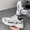 thumbnail image 4 of Men's Lightweight Breathable Sneakers with Cushioned Sole Suitable for Gym,, Casual Wear -Top Minimalist Running Shoes - Lace-Up Sports Sneakers - Low, 4 of 5