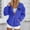 Blue, variant on Hoodies for Women Hawaii Print Basic 2026 Sweatshirts Casual Lightweight Crewneck Long Sleeve Pullover Tops