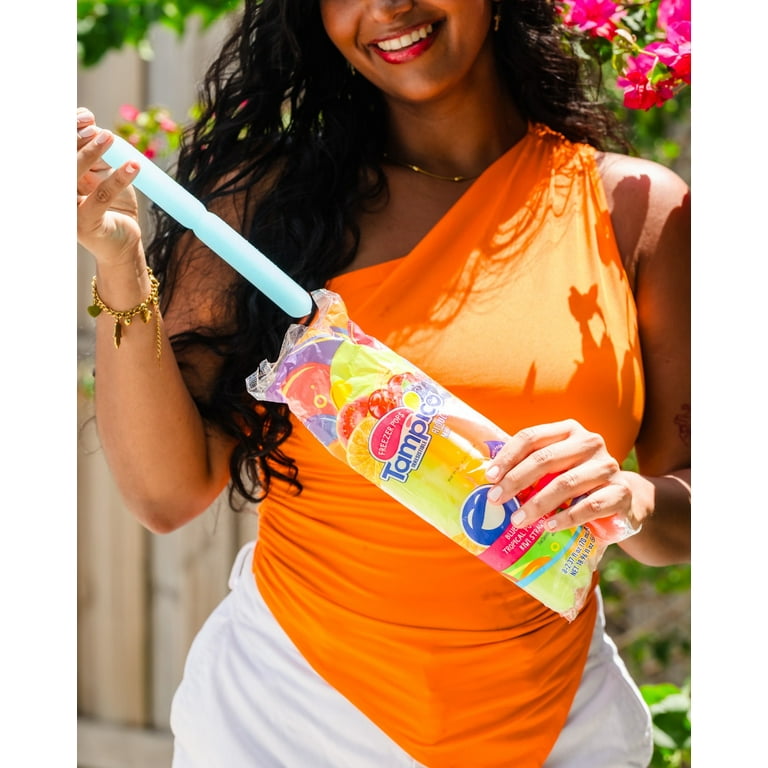 Tampico Freezer Ice Pops, Citrus, Tropical, Blue Raspberry, and