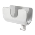 thumbnail image 3 of Wall-mounted Pot Cover Storage Rack Universal Pot Lid Holder Free-perforated Pot Cover Organizer with 4 Hooks for Kitchen Pot Lid Cutting Board, 3 of 9