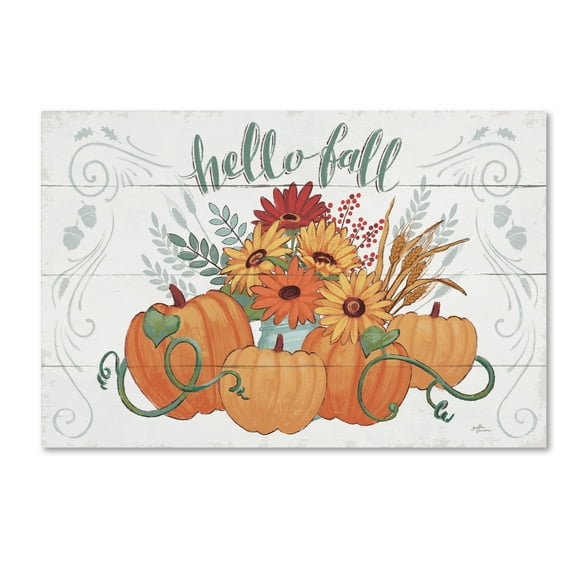 Trademark Fine Art 'Fall Fun I' Canvas Art by Janelle Penner
