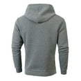 thumbnail image 6 of yillto Men's Big and Tall Hoodie Casual Long Sleeve Drawstring Sweatshirt Fall Winter Trendy Pullover Top, 6 of 6