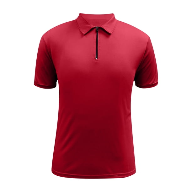 Camiseta de manga corta lisa para hombre, informal, de vacaciones, para fitness, para verano, para actividades al aire libre