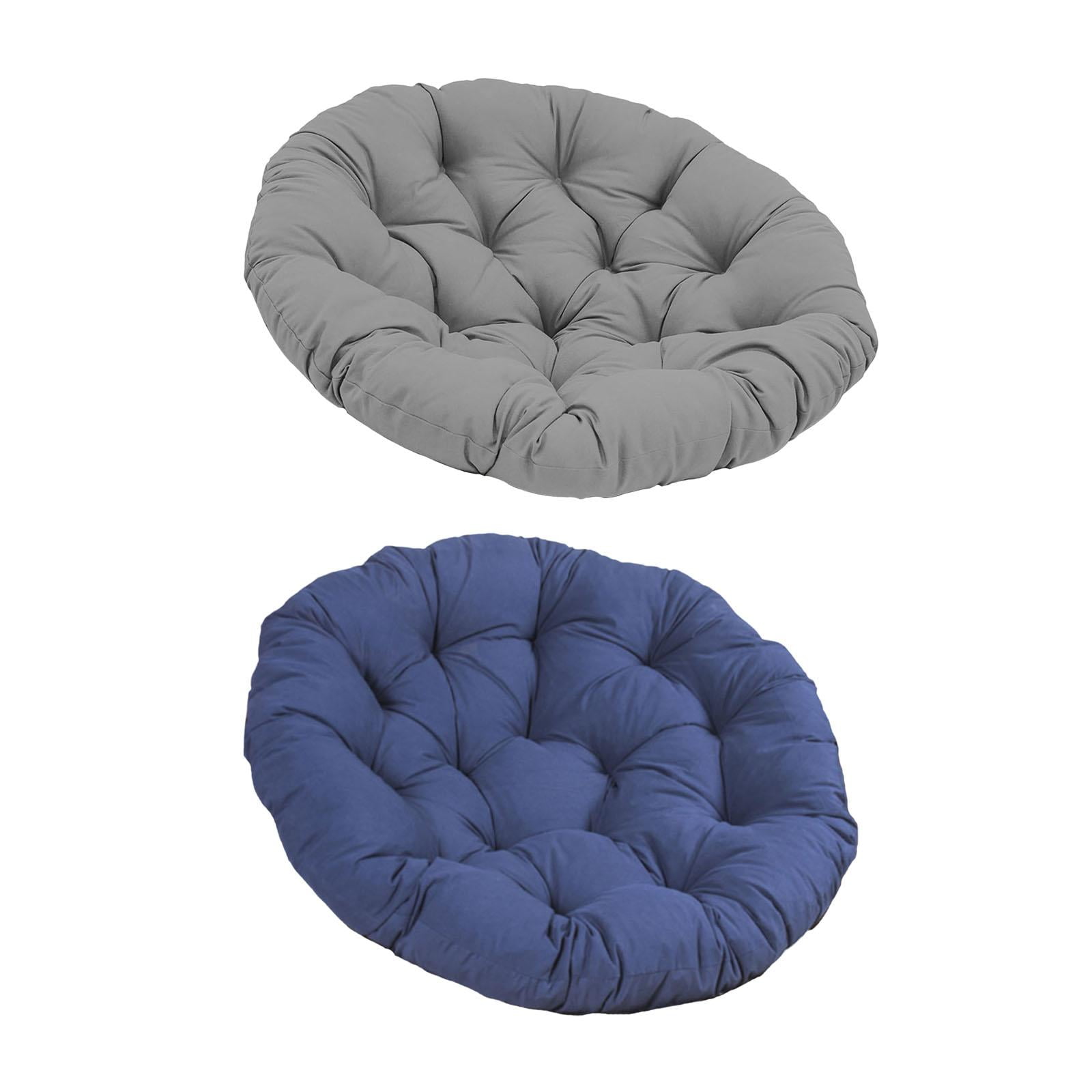 2x Replacement Outdoor Seat Cushion Chair Pads Round 24Inx24in Patio