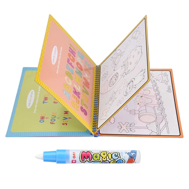 Libro Para Colorear De Agua, Diseño De Hojas Sueltas Libro Para Colorear Para Niños Durante 3 Años Anteriores Para La Educación Temprana Para El Juguete Preescolar