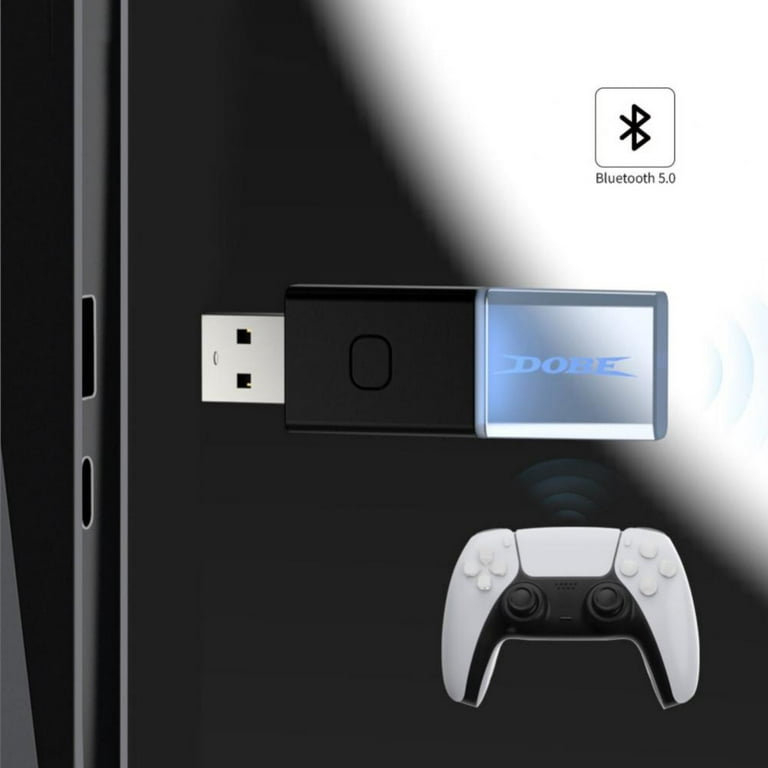 Receptor Adaptador Usb Bluetooth 5.0 Pc Mac Control Ps4 Xbox