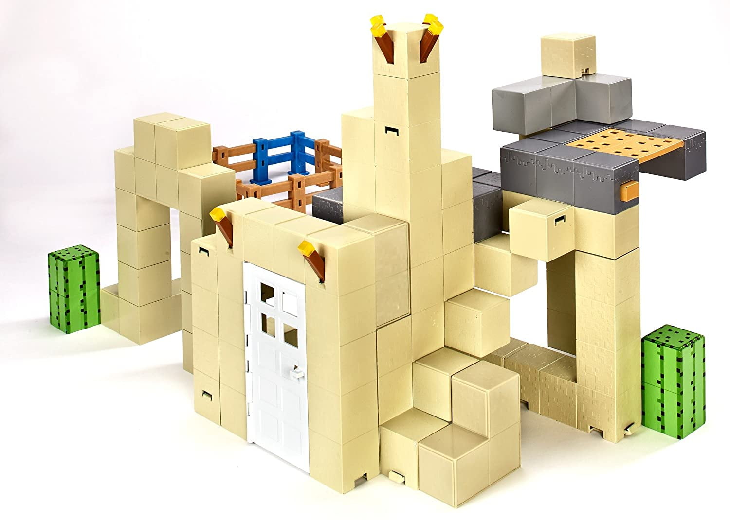 minecraft sandstone settlement playset