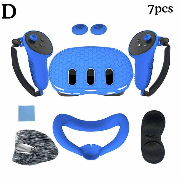 YUYQAQ Protective Lens Cover For Meta 3 Replacement Nose Pad Helmet Protective 7 Y6m4 Cover Cases For Meta Que Vr Accessories Pcs P9M2
