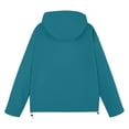 thumbnail image 4 of Yungyresw Windbreaker Jacket Windproof Coat Hooded Full Zipper Lightweight Hooded Outdoor Jacket for Hiking Camping, 4 of 6