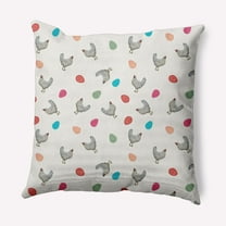 Simply Daisy 16" x 16" Easter Polyester Throw Pillow