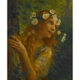 thumbnail image 3 of Gaston Bussière 20x24 Black Modern Framed Museum Art Print Titled - Leilah, 3 of 5