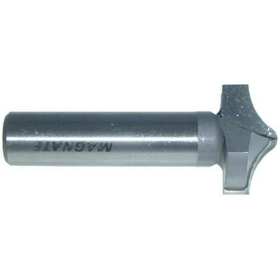 Magnate 7551 Barley Twist Carbide Tipped Router Bit — 1" Cutting Diameter; 2" Shank Length; 1/2" Shank Diameter; 1/8" and 1/2" Radius; 1/4" Profile Height; 2 Flute