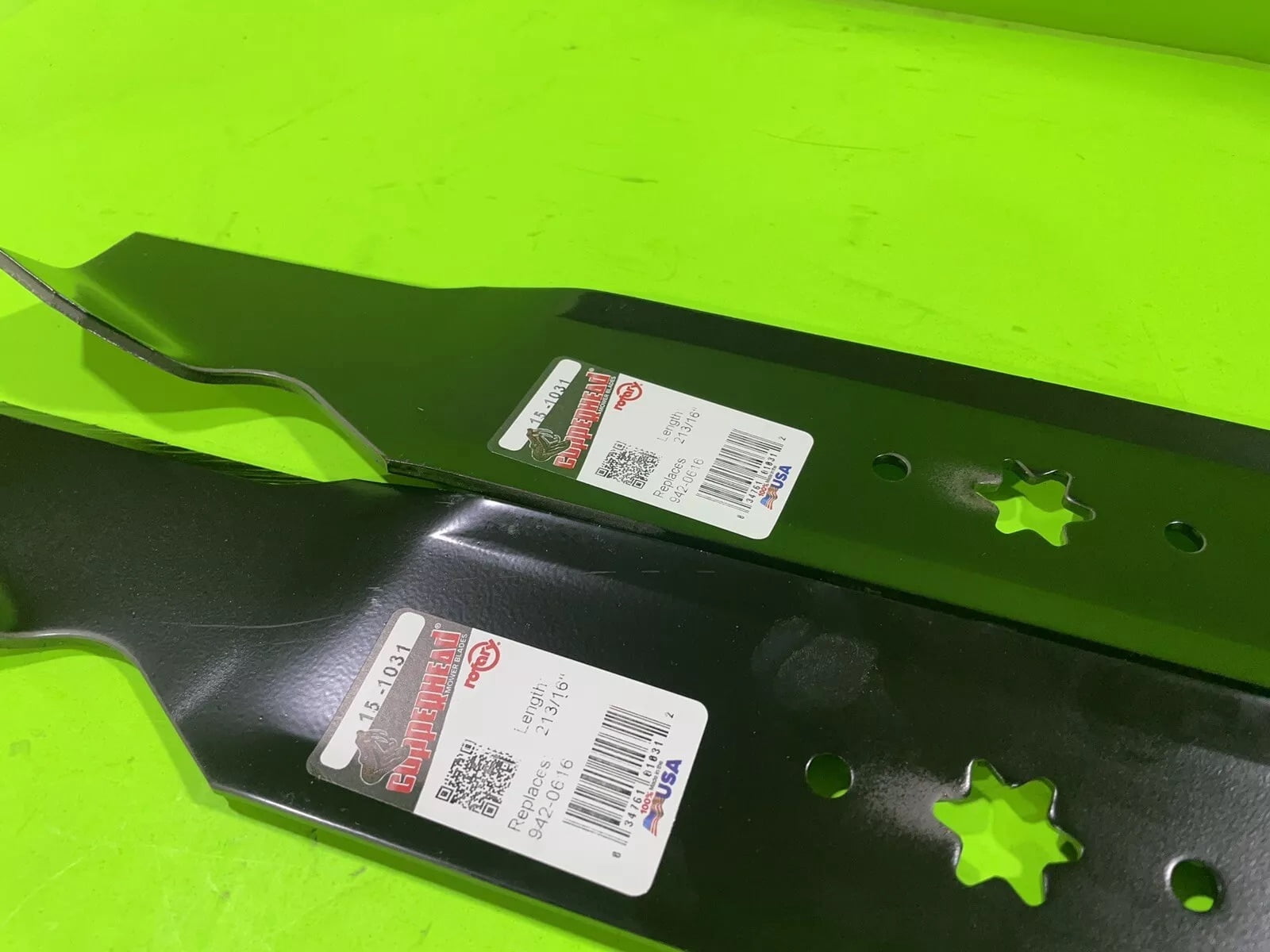 2 REPLACEMENT CUB CADET MTD MOWER BLADES 942-0616 742-0616 942-04312 942-04126