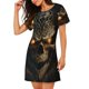 thumbnail image 2 of Balery Metal Evil Skull Camisón de manga corta con cuello redondo para mujer, cómodo y elegante., 2 of 6