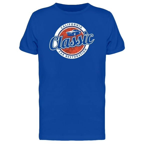 California Classic Car T-Shirt Men -Image by Shutterstock, Male 4X-Large