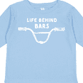 thumbnail image 4 of Inktastic Life Behind Bars BMX Boys or Girls Long Sleeve Toddler T-Shirt, 4 of 5