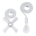 thumbnail image 3 of CAROOTU Ceiling Fan Pull Chain Multifunctional Metal Chandelier Accessories Unique Decoration for Home, 3 of 6