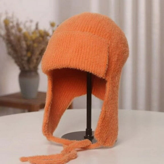 CoCopeanut Fashion Winter Hat Keep Warm Bomber Hat Women Winter Aviator Velvet Warm Ear Protection Beanies Russian for Women Earflap Caps