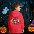 thumbnail image 2 of KAUOD Kids Girls Halloween Fleece Hoodies Cute Pumpkin Graphic Pullover Hoodie Sweatshirts Thick Warm Long Sleeve Tops Clothes, 2 of 6