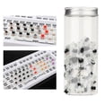 thumbnail image 3 of Interruptores mecánicos para teclado perfke Interruptores silenciosos táctiles lineales Marrón 70, 3 of 5