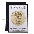 thumbnail image 3 of 50 Rustic Wedding Save the Date Magnets Wooden Engraved Magnet Personalized Wedding Announcement Idea, 3 of 3