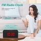 thumbnail image 2 of Despertador ANJANK Wood, radio FM digital, cargador inalámbrico, 2 of 7