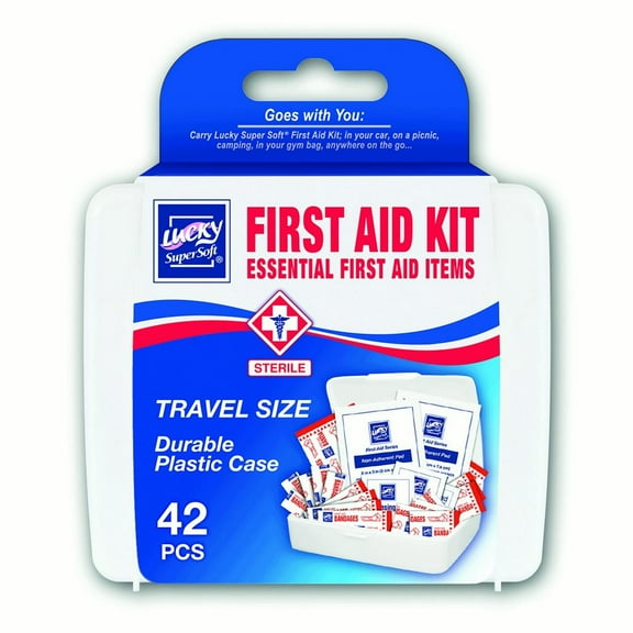 Lucky Super Soft First Aid, First Aid Kit, 42 Ct