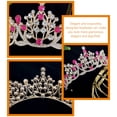 thumbnail image 3 of Bridal Crown Luxury Rhinestone Wedding Crown Women Pageant Hair Jewelry Bride Gift, 3 of 9