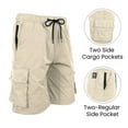 thumbnail image 3 of Men's Moisture Wicking Performance Quick Dry Cargo Shorts, 3 of 5