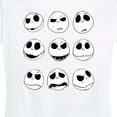 thumbnail image 3 of The Nightmare Before Christmas - Jack Face Grid - Women's Short Sleeve Graphic T-Shirt, 3 of 5